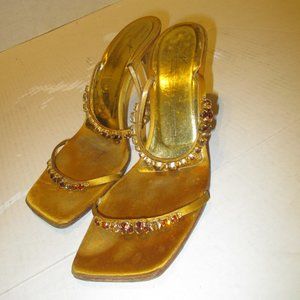 SOLD Vintage Vicini Italy Giuseppe Zanotti Design Slide Heels
